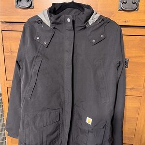 Carhartt Women's Utility Jacket in Black and Gray